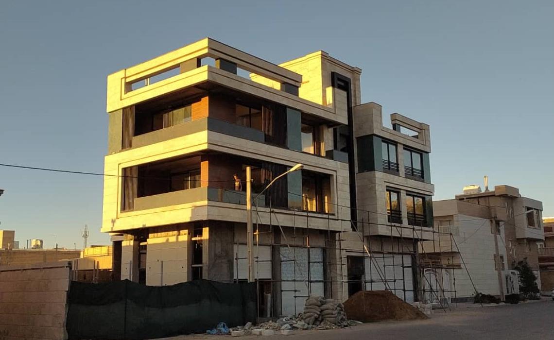 پروژه سرکارخانم دکتر کیخسرو- آلومنیوم مشکی(آنادایز مات) از برند آلترال